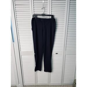 Sugoi black athletic running pants zipper pocket zipper bottom legs size medium